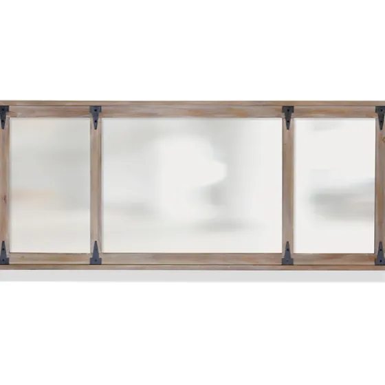 Rustic Barn Door Wall Mirror-Kirkland's Home Sale