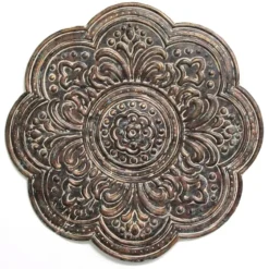 Rustic Bronze Metal Medallion Wall Plaque-Kirkland's Home Sale
