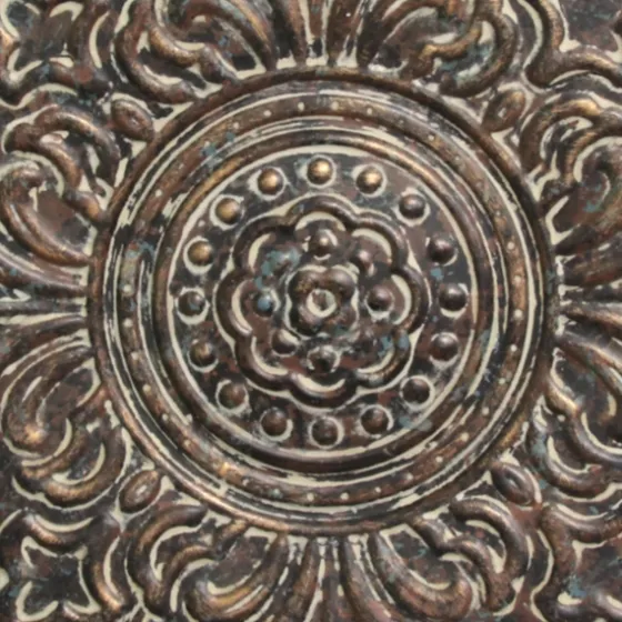 Rustic Bronze Metal Medallion Wall Plaque-Kirkland's Home Sale