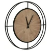 Rustic Brown And Black Newfield Clock-Kirkland's Home Shop