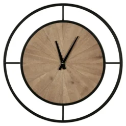 Rustic Brown And Black Newfield Clock-Kirkland's Home Shop