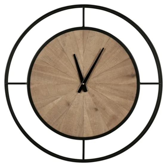 Rustic Brown And Black Newfield Clock-Kirkland's Home Shop