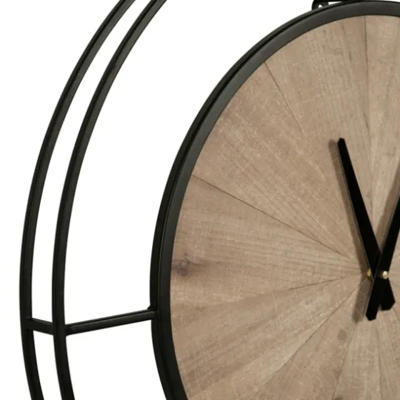Rustic Brown And Black Newfield Clock-Kirkland's Home Shop