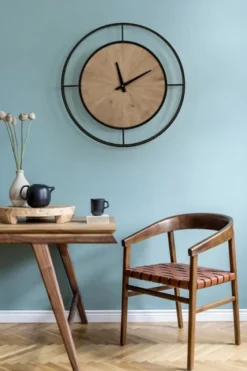 Rustic Brown And Black Newfield Clock-Kirkland's Home Shop