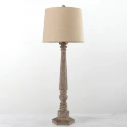 Rustic Brown Wood Buffet Lamp-Kirkland's Home Flash Sale