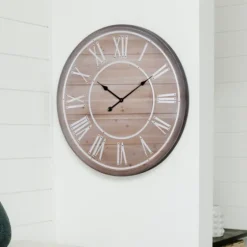 Rustic Charm Wood Wall Clock-Kirkland's Home Best Sale