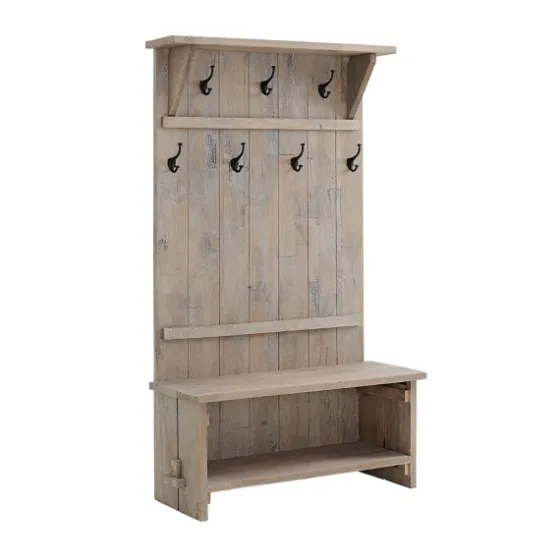 Rustic Driftwood Hall Tree-Kirkland's Home Clearance