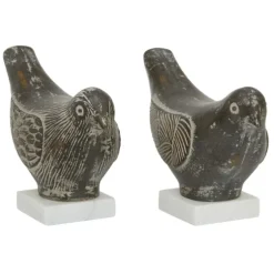 Rustic Etched Birds 2-Pc. Figurine Set-Kirkland's Home Sale