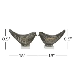 Rustic Etched Birds 2-Pc. Figurine Set-Kirkland's Home Sale