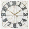Rustic Farmhouse White Square Wall Clock-Kirkland's Home Clearance