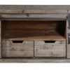 Rustic Fir Wood Barn Door Tv Stand-Kirkland's Home Sale