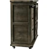 Rustic Fir Wood Rolling Barn Door Cabinet-Kirkland's Home Store