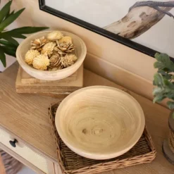 Rustic Forest Ivory Hand Carved 2-Pc. Bowl Set-Kirkland's Home Best