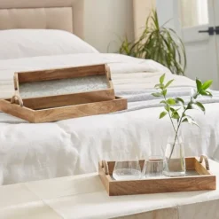 Rustic Galvanized 3-Pc. Decorative Tray Set-Kirkland's Home Best