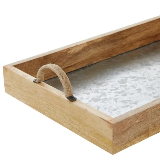 Rustic Galvanized 3-Pc. Decorative Tray Set-Kirkland's Home Best