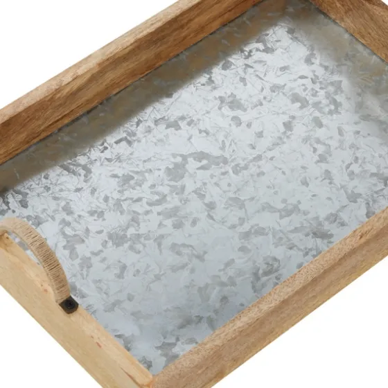 Rustic Galvanized 3-Pc. Decorative Tray Set-Kirkland's Home Best