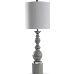 Rustic Gray Balustrade Table Lamp-Kirkland's Home New
