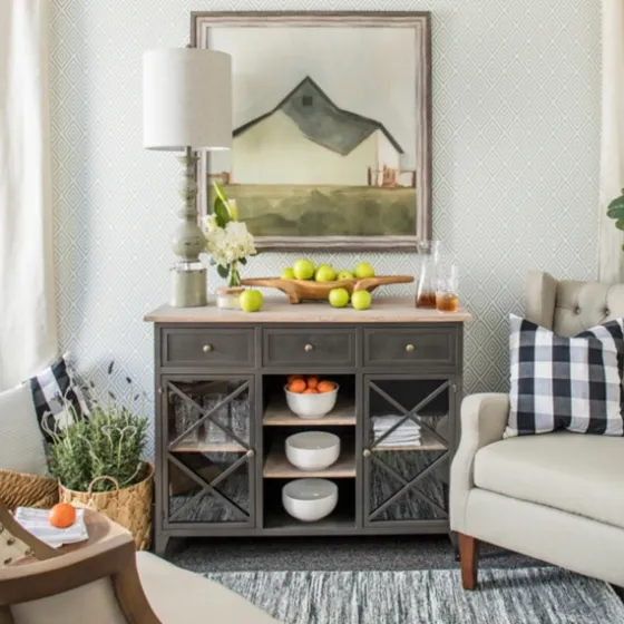 Rustic Gray Balustrade Table Lamp-Kirkland's Home New