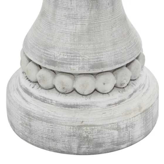 Rustic Gray Carved 3-Pc. Candle Holder Set-Kirkland's Home Hot