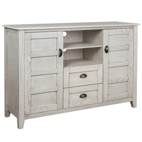 Rustic Gray Wood 2-Drawer Console Table-Kirkland's Home Shop