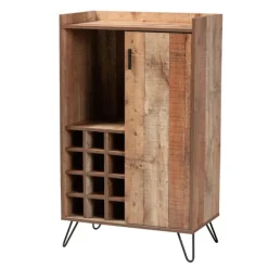 Rustic Hairpin Wine Cabinet-Kirkland's Home Sale