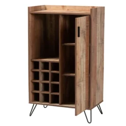 Rustic Hairpin Wine Cabinet-Kirkland's Home Sale
