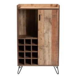 Rustic Hairpin Wine Cabinet-Kirkland's Home Sale