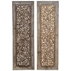 Rustic Knotted Seagrass 2-Pc. Panel Wall Art-Kirkland's Home Hot