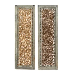 Rustic Knotted Seagrass 2-Pc. Panel Wall Art-Kirkland's Home Hot