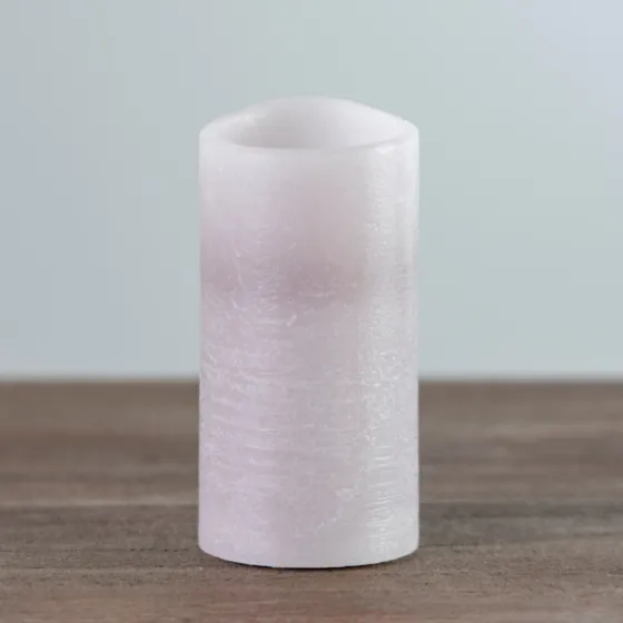Rustic Led Pillar Candle, 3X6 In.-Kirkland's Home New