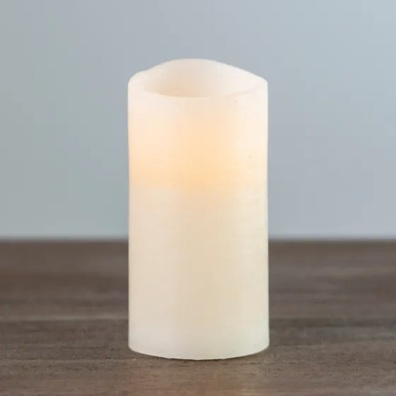 Rustic Led Pillar Candle, 3X6 In.-Kirkland's Home Cheap