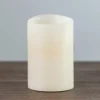 Rustic Led Pillar Candle, 4X6 In.-Kirkland's Home Sale