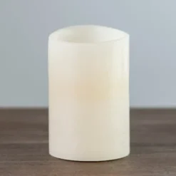Rustic Led Pillar Candle, 4X6 In.-Kirkland's Home Sale