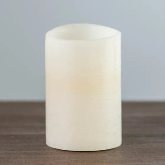 Rustic Led Pillar Candle, 4X6 In.-Kirkland's Home Sale