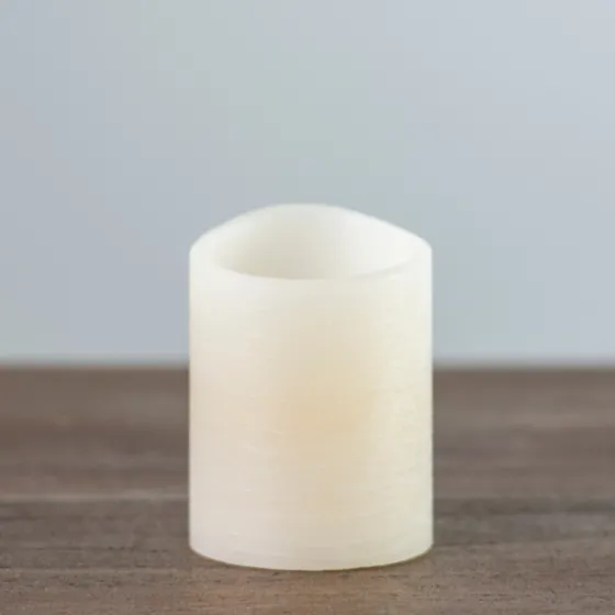 Rustic Led Pillar Candle, 3X4 In.-Kirkland's Home New