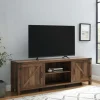 Rustic Oak Barn Door Tv Stand-Kirkland's Home Hot