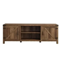 Rustic Oak Barn Door Tv Stand-Kirkland's Home Hot