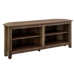 Rustic Oak Corner Tv Stand-Kirkland's Home New