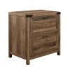 Rustic Oak 2-Drawer Wood File Cabinet-Kirkland's Home Fashion