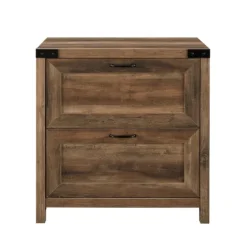 Rustic Oak 2-Drawer Wood File Cabinet-Kirkland's Home Fashion