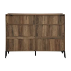Rustic Oak Mesh Accent Bookshelf-Kirkland's Home Online