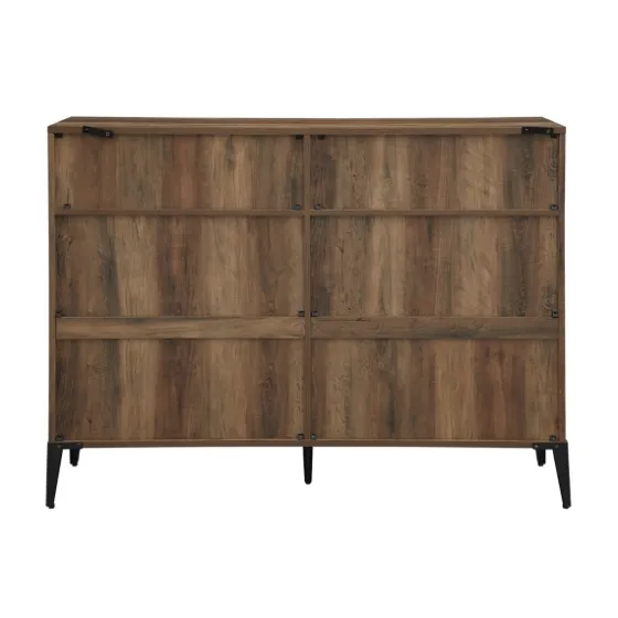 Rustic Oak Mesh Accent Bookshelf-Kirkland's Home Online