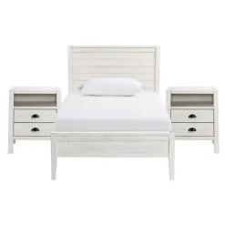 Rustic Pine Panel 3-Pc. Twin Bedroom Set-Kirkland's Home Fashion