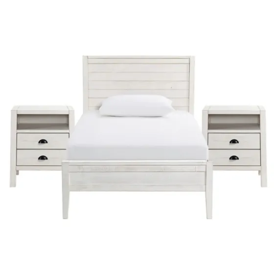 Rustic Pine Panel 3-Pc. Twin Bedroom Set-Kirkland's Home Fashion