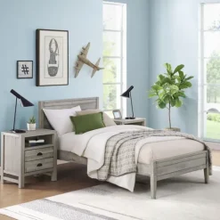 Rustic Pine Panel 3-Pc. Twin Bedroom Set-Kirkland's Home Store