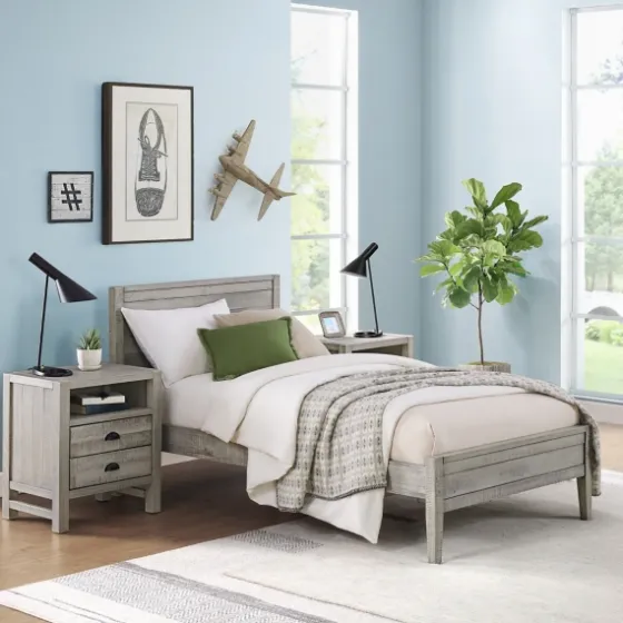 Rustic Pine Panel 3-Pc. Twin Bedroom Set-Kirkland's Home Store