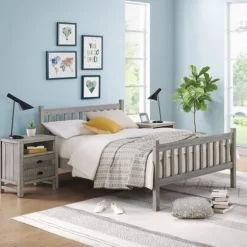 Rustic Pine Spindle 3-Pc. Full Bedroom Set-Kirkland's Home Clearance