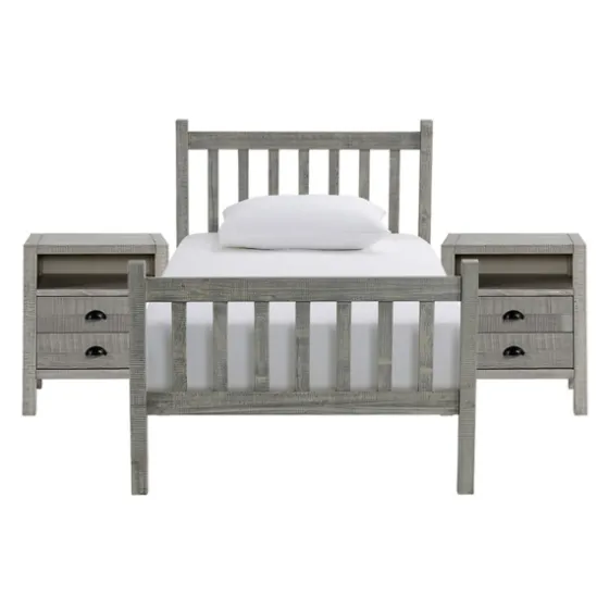 Rustic Pine Spindle 3-Pc. Twin Bedroom Set-Kirkland's Home Sale
