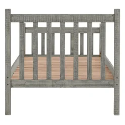 Rustic Pine Spindle 3-Pc. Twin Bedroom Set-Kirkland's Home Sale