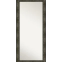 Rustic Rail Charred Framed Mirror, 30X66 In.-Kirkland's Home Sale